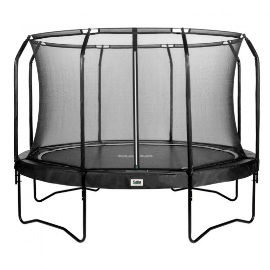 Salta Premium Black Edition trampoline rond met veiligheidsnet - 366 cm - zwart