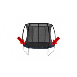 Alert Beschermrand voor Trampoline Zwart 244 cm